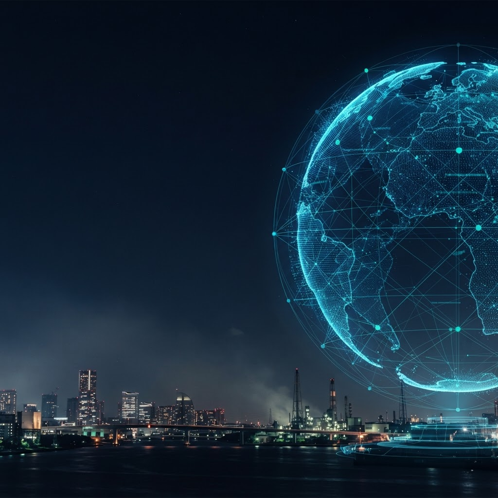 Connected globe representing PACCEX technology solutions